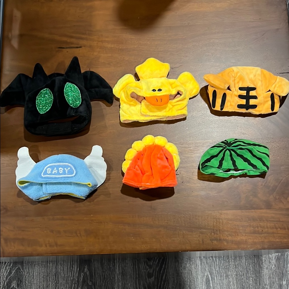 Cute Animal-Themed Baby Hats Set